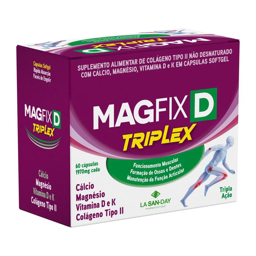 La San Day Magfix D Triplex - 60 cápsulas