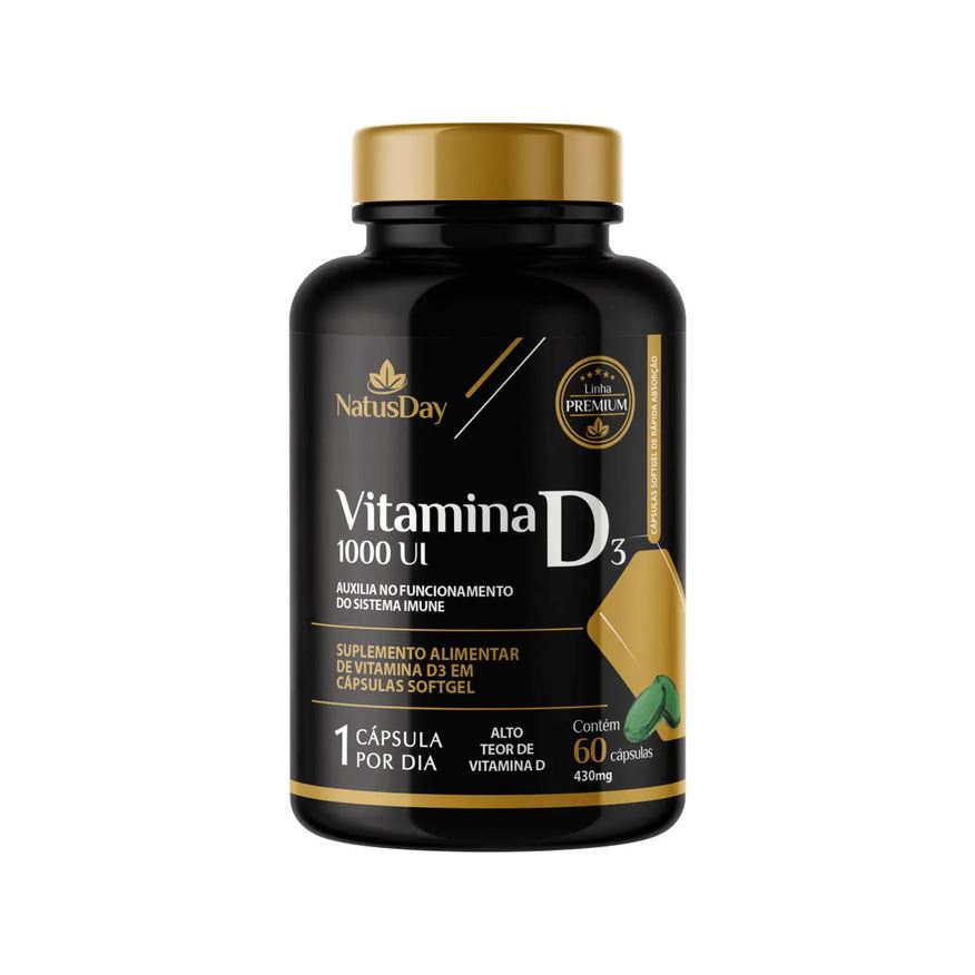 Natusday Vitamina D3 - 1.000ui - Premium