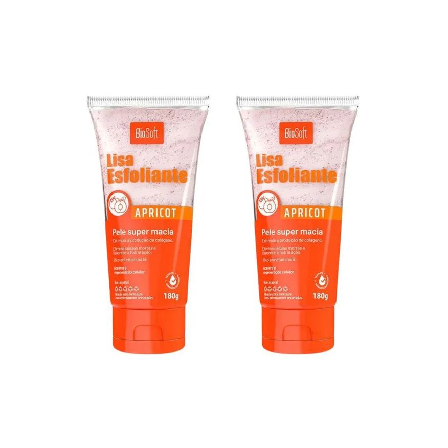 Soft Hair Creme Esfoliante 180g Apricort - Kit C / 2un