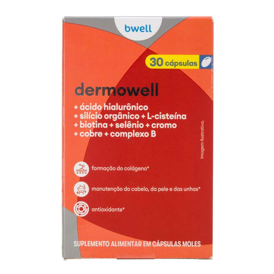 Bwell Suplemento Alimentar Dermowell 30 cápsulas