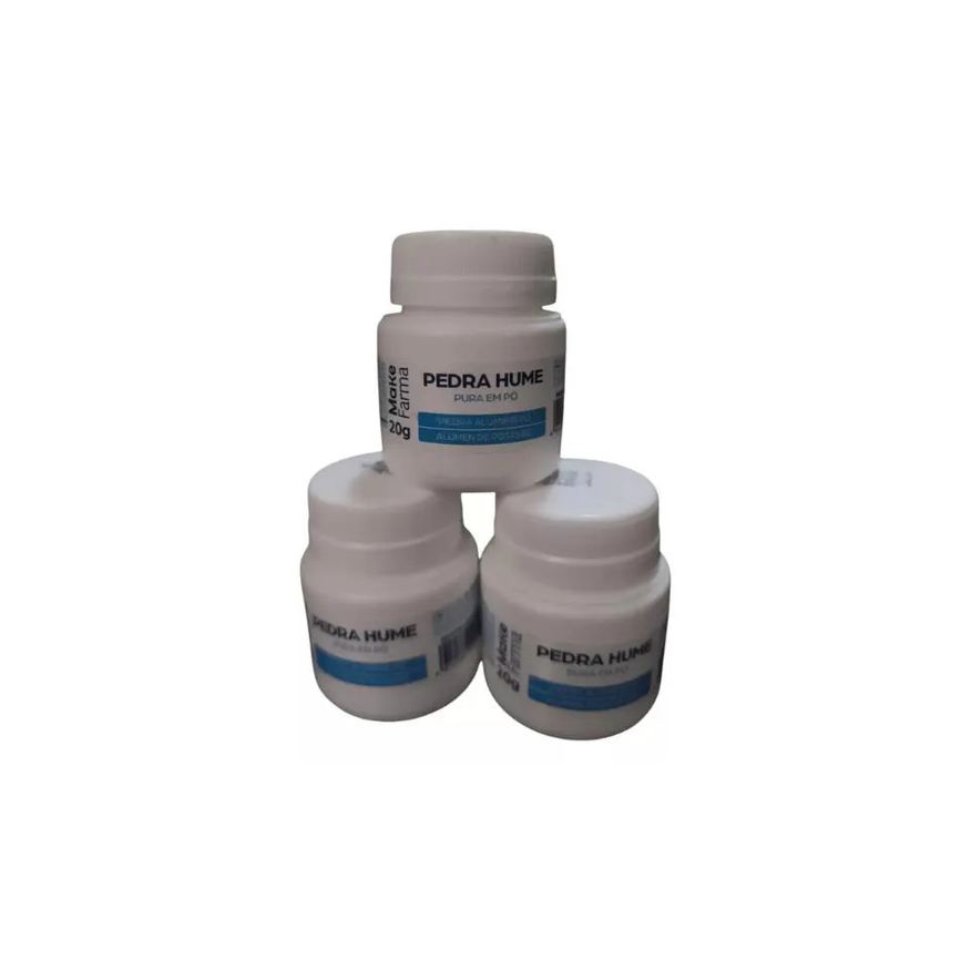 Maxlab Pedra Hume Pura em Pó 20g - Cicatrizante Frasco