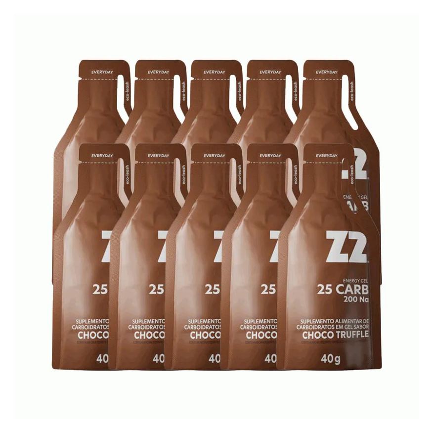 Z2 Foods ENERGY GEL Z2 (DISPLAY 10 SACHêS 40g) - SABOR: CHOCO TRUFFLE