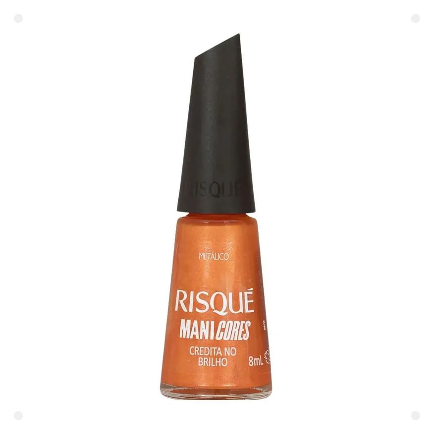 Risqué Esmalte Metálico Manicores Credita No Brilho 8ml