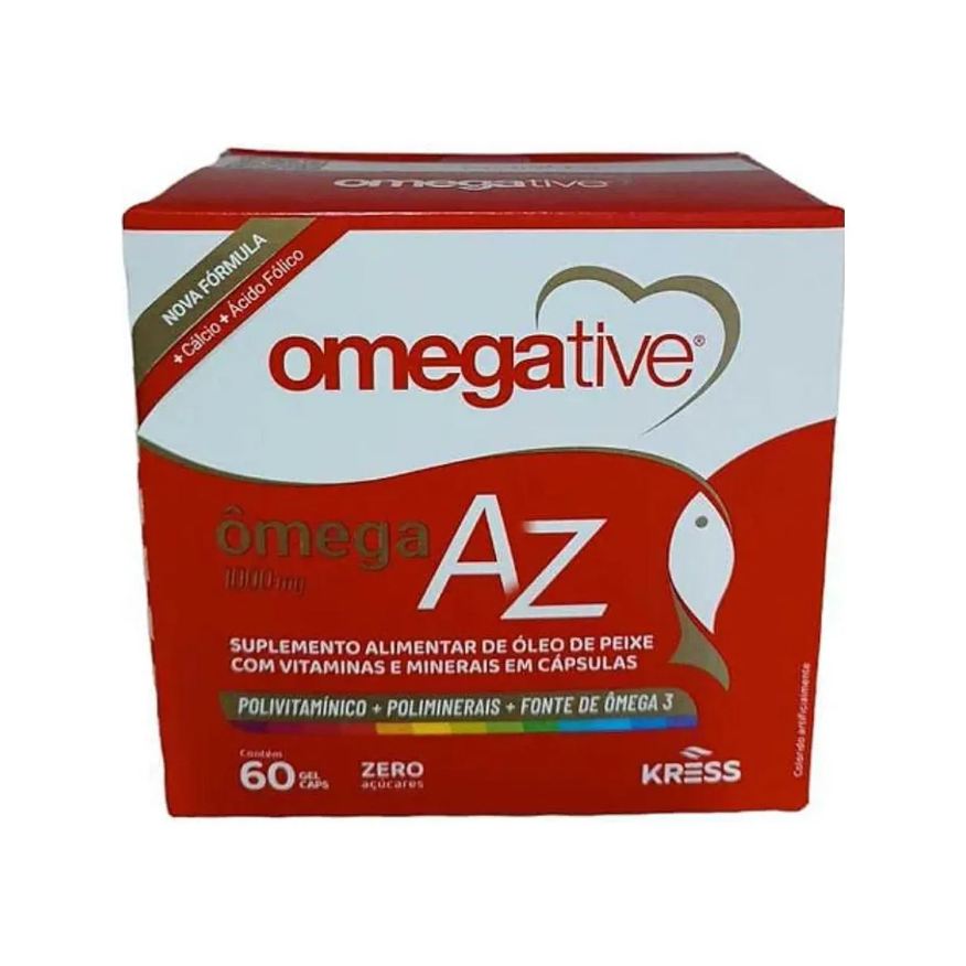 Kress Suplemento Alimentar Omegative Az - Ômega 1000mg - 60Cps