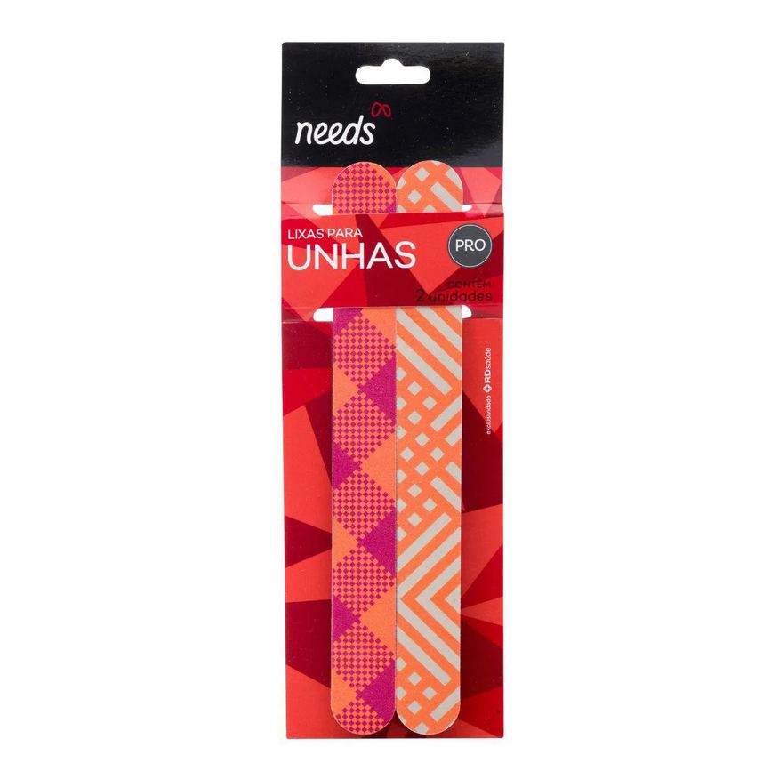 Needs Lixa de Unha PRO 2 Unidades