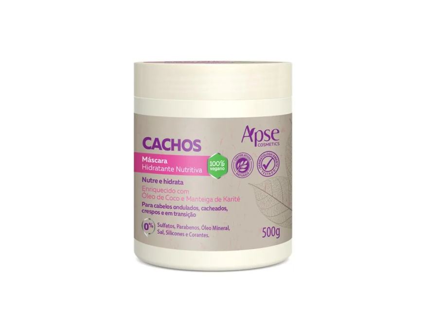 Apse Cosmétics Máscara Nutritiva Apice Cachos Profissional 500g