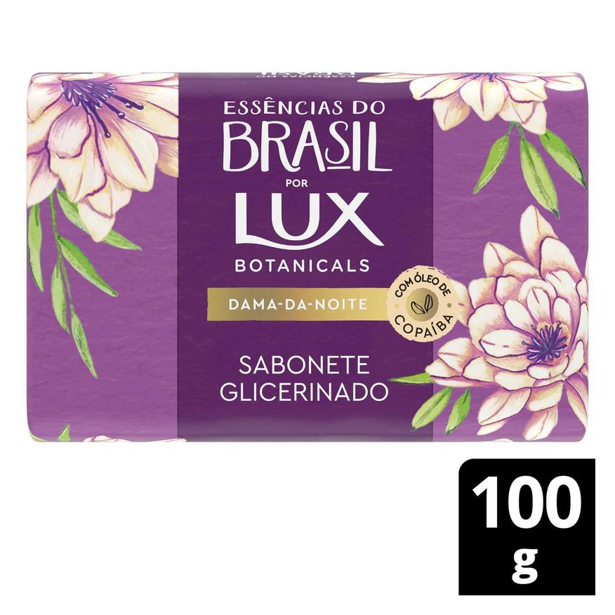 Lux Sabonete em Barra Botanicals Essências do Brasil Dama-da-Noite 100g
