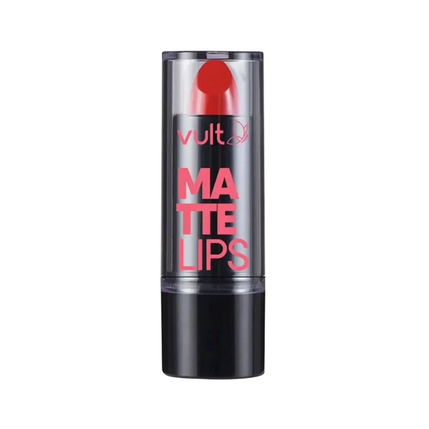 Vult Batom Mate Lips Vermelho Real