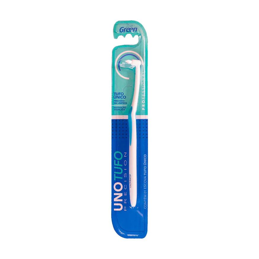 Green Escova Dental Uno Tufo Azul