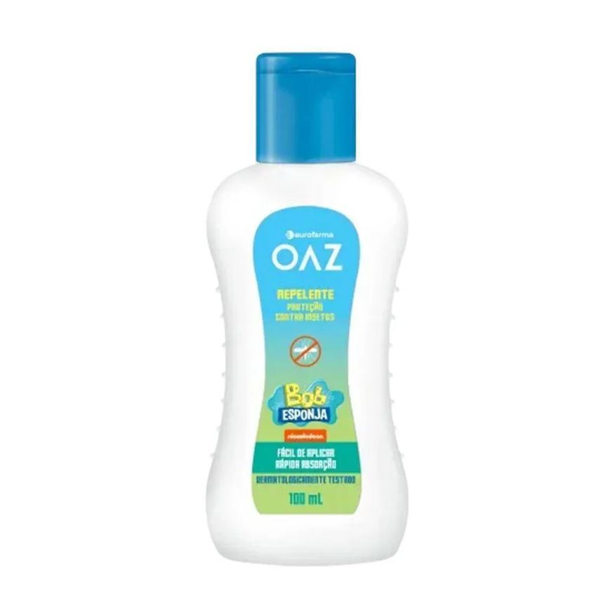 Infantil Repelente Oaz Bob Esponja 4h Proteção Eurofarma 100ml