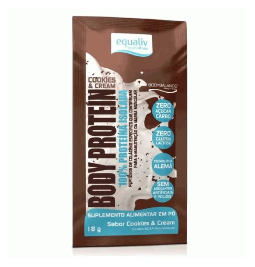 Equaliv Body Protein Sachê (20g) - Sabor: Cookies e Cream (18g)
