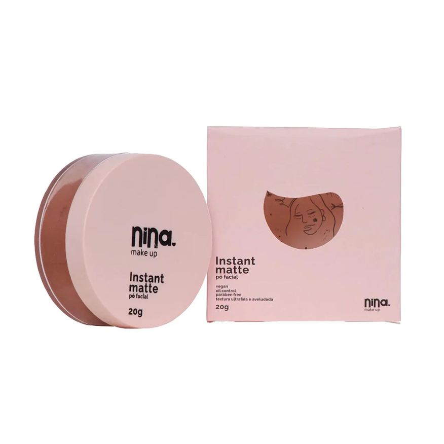 Nina Makeup Nina Make Up Instant Matte Pó Facial Cor 03