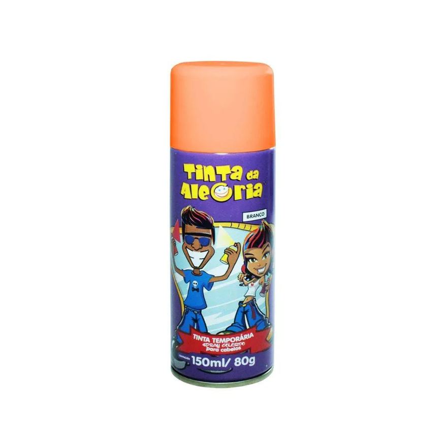 Tinta Da Alegria Hair Spray Alegria Laranja 150ml