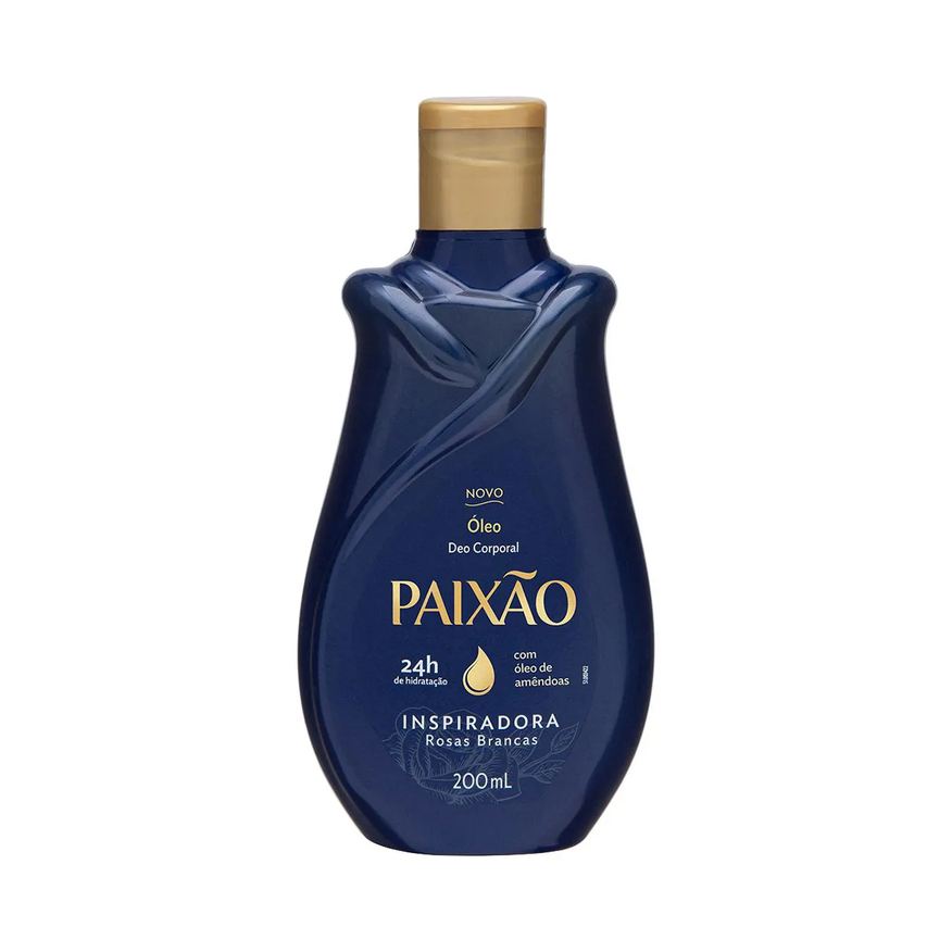 Deo Óleo Corporal Paixão Inspiradora Rosas Brancas 200ml