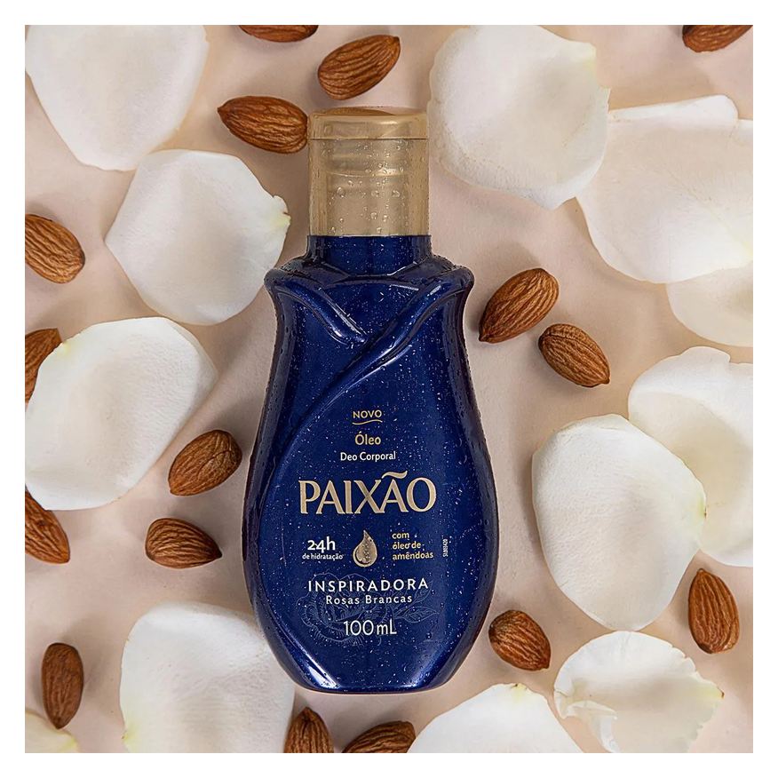 Deo Óleo Corporal Paixão Inspiradora Rosas Brancas 200ml