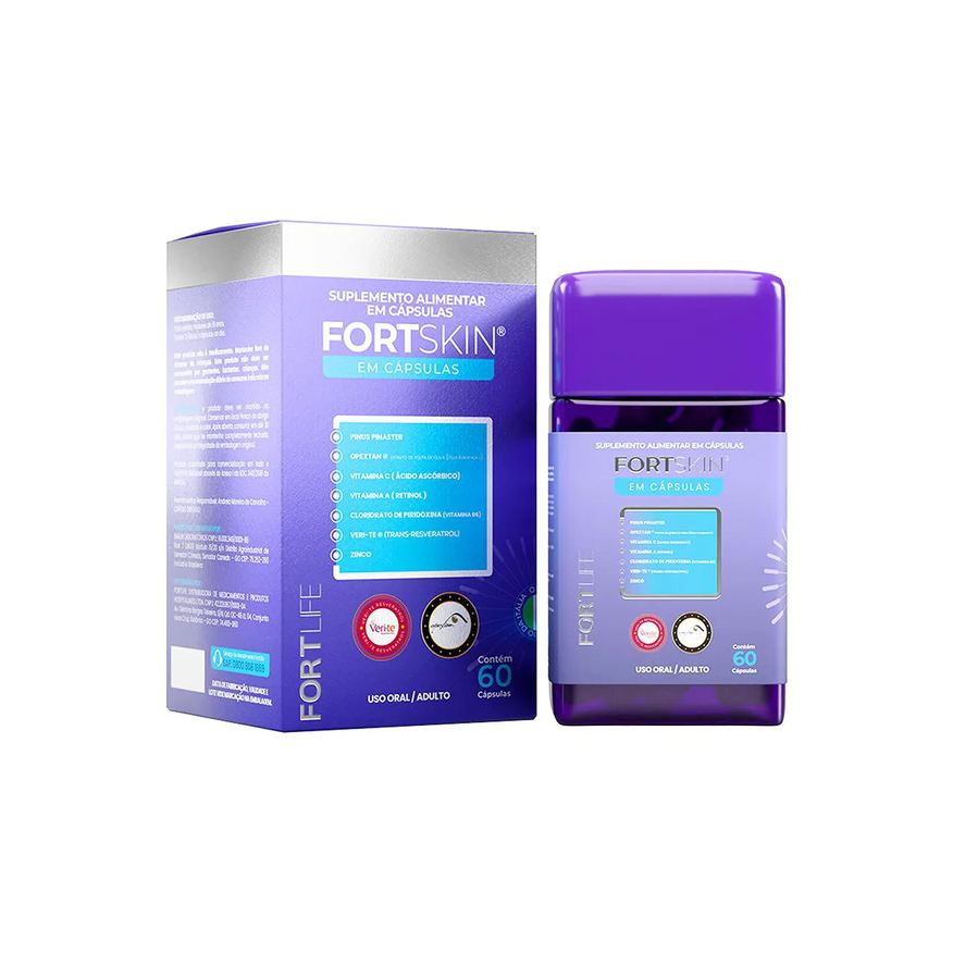 Fortlife Fortskin Melasma 1000mg 60 cápsulas