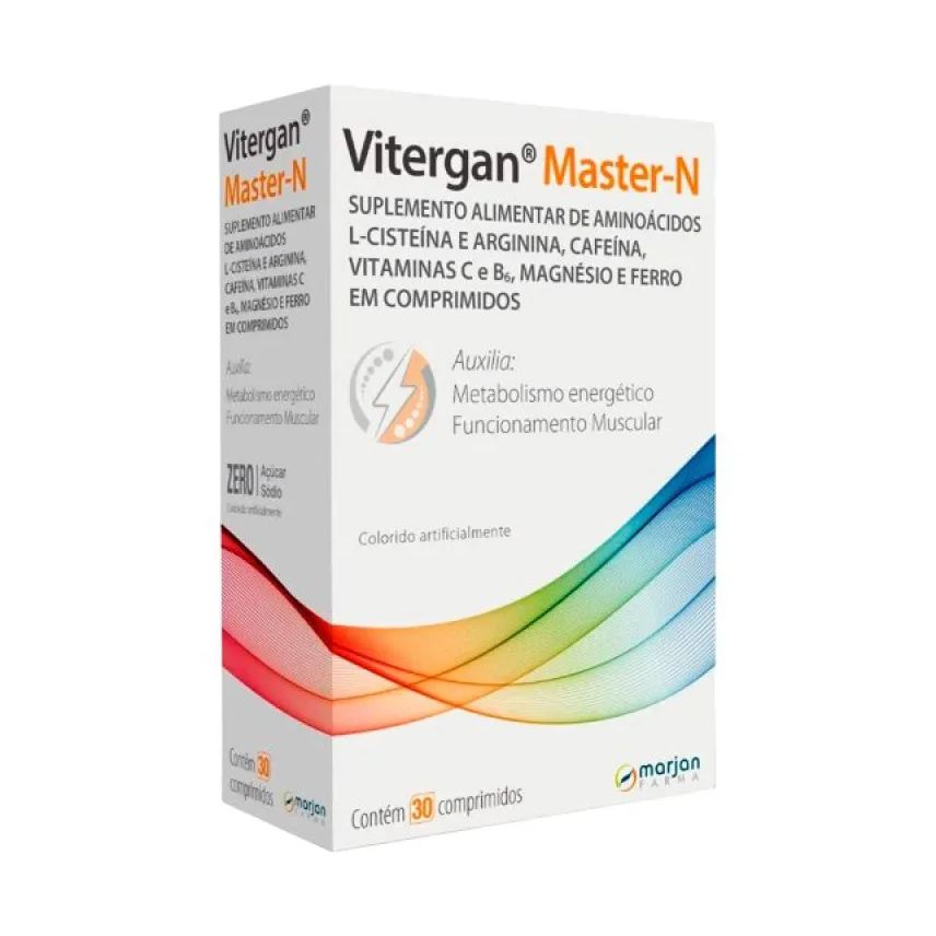 Marjan Suplemento Vitamina Vitergan Master-n 30 Cpr