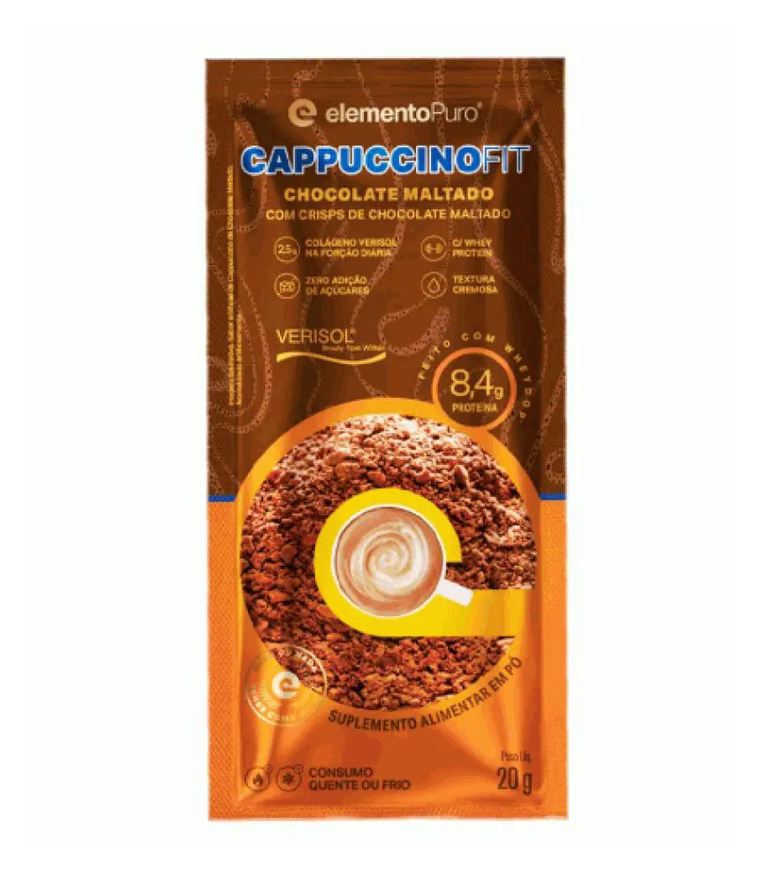 Elemento Puro Cápsulaspuccinofit (Sache 20g) - Sabor: Chocolate Maltado