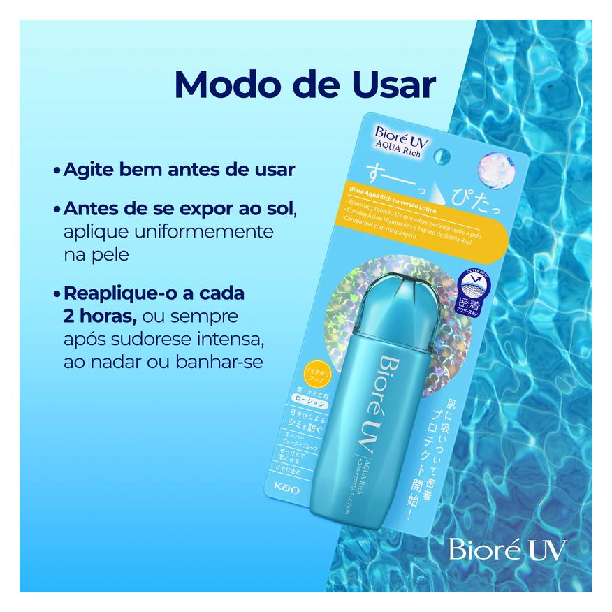 Solar Protetor FPS 50 Bioré UV Aqua Rich Aqua Protect Lotion 70ml