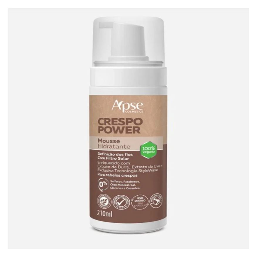 Apice Ápice Mousse Hidratante Crespo Power 210ml