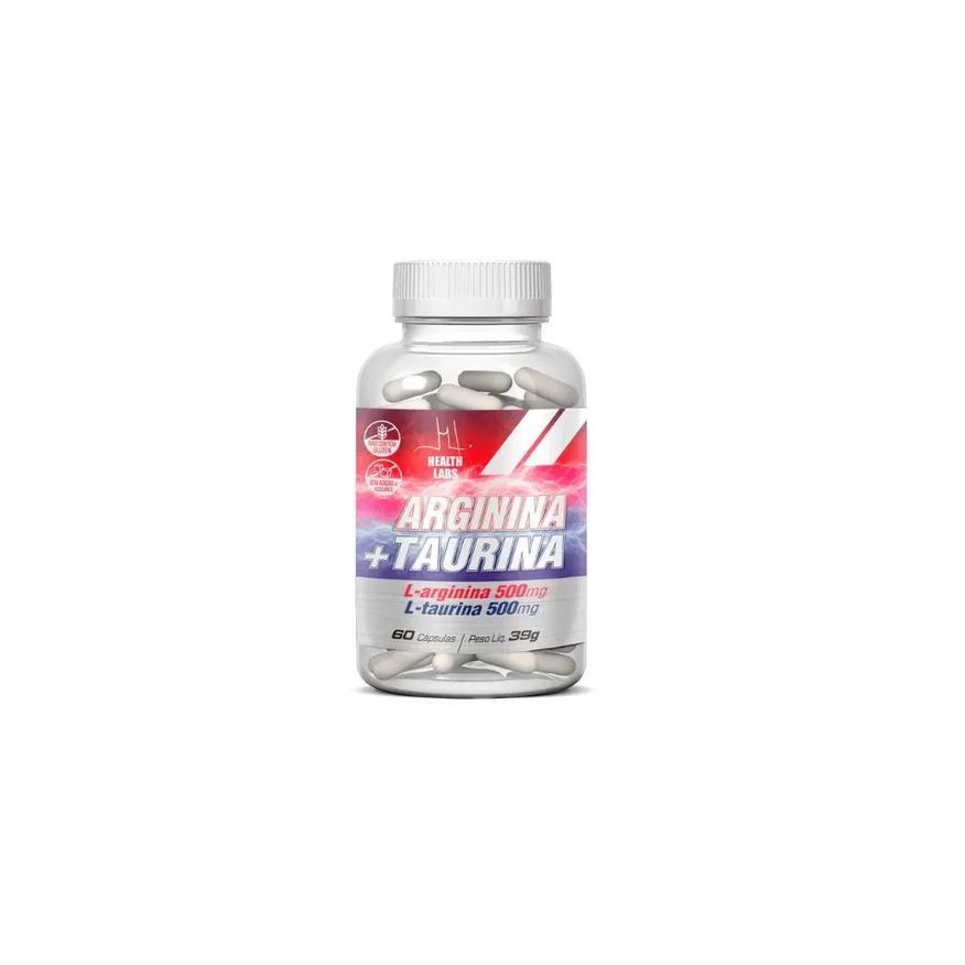 Health Labs Arginina Taurina 60 cápsulas