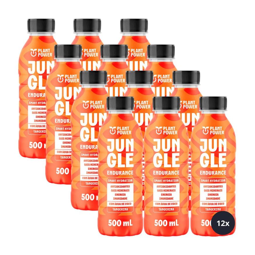 Plant Power 12x Isotônico Jungle Endurance Tangerina 500ml