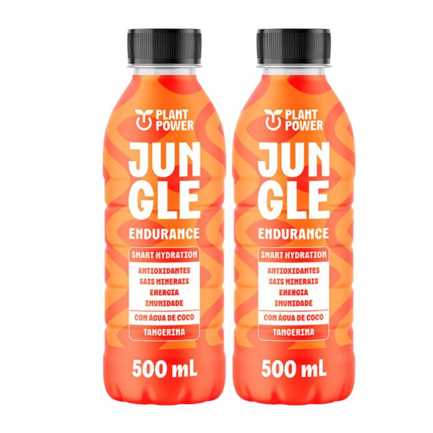 Plant Power 2x Isotônico Jungle Endurance Tangerina 500ml