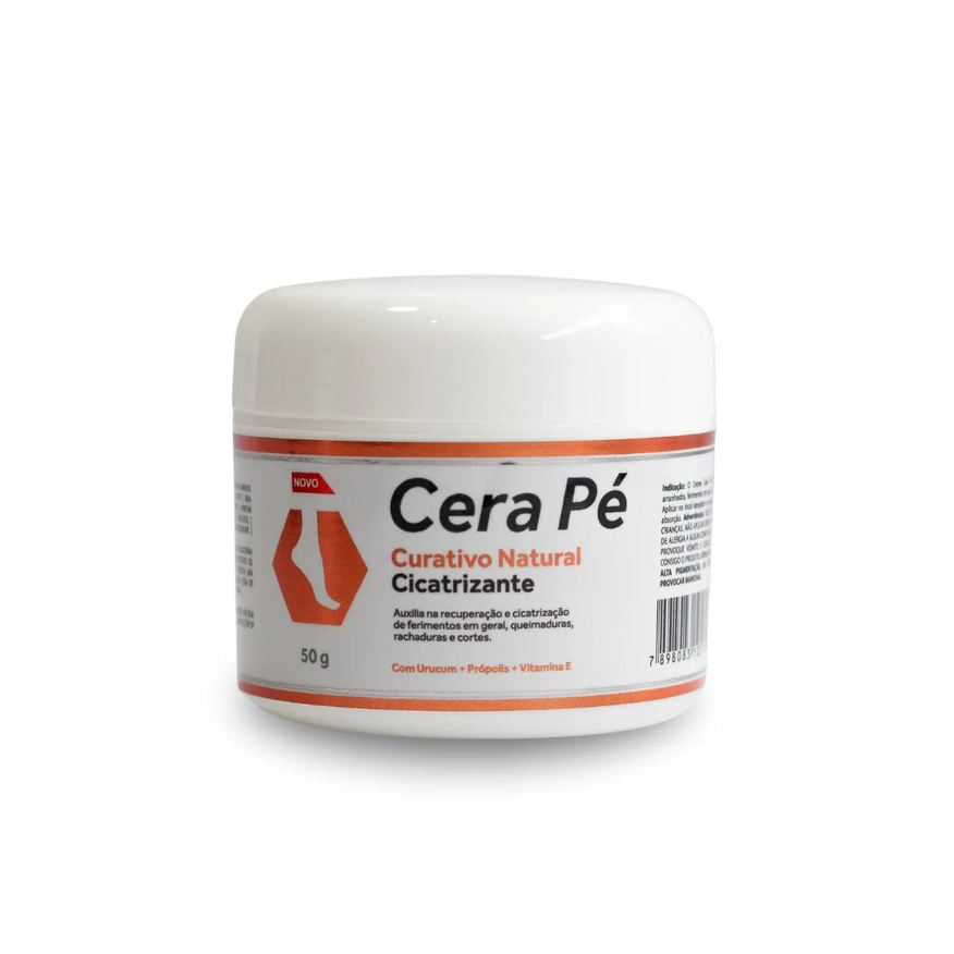 CeraPé Cera Pé Creme Curativo Natural Cicatrizante Urucum 50g