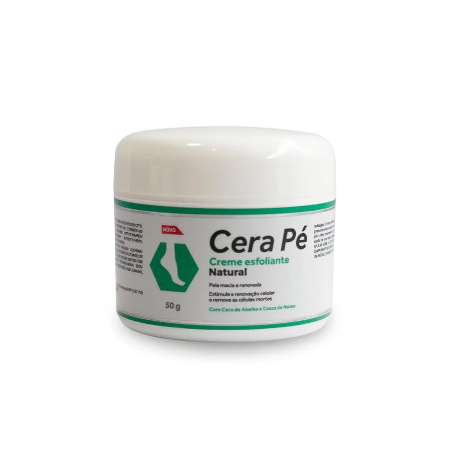 Pé Cera Esfoliante para Os Pés Pote 50g