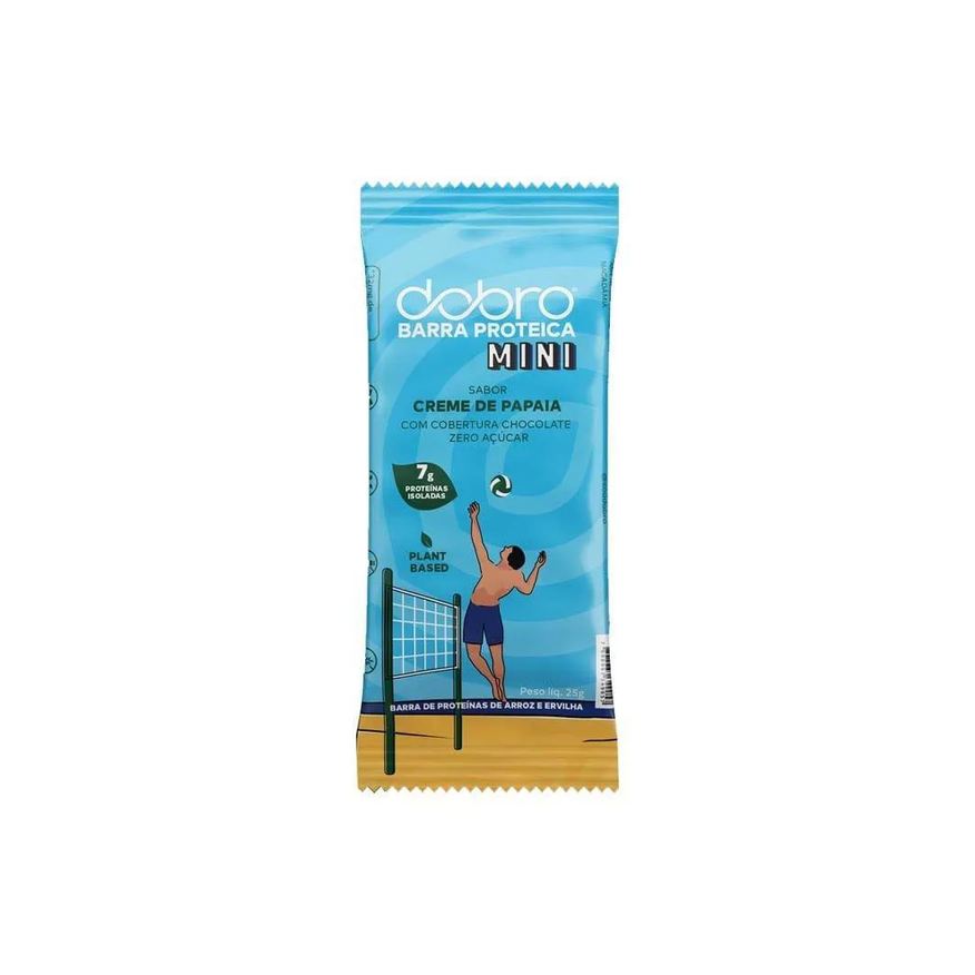 Dobro Barra Proteica Mini Creme de Papaia 25g