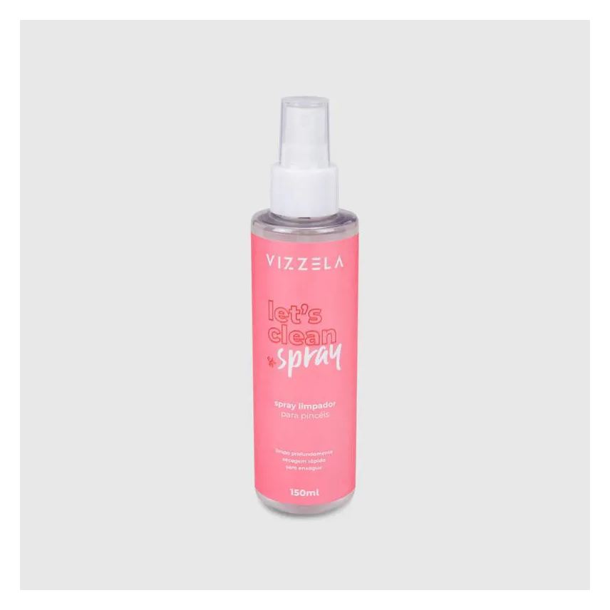 Vizzela Lets Clean Spray Limpador para Pinceis 150ml