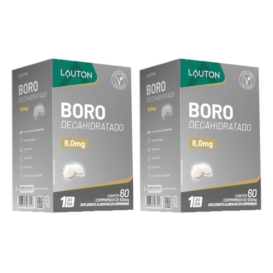 Lauton Kit 2x Boro Decahidratado 60 comprimidos