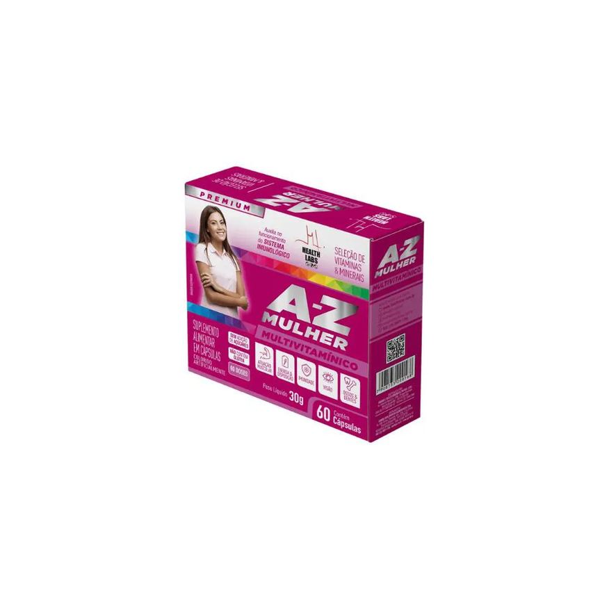 Health Labs Multivitamínico A - Z Mulher 60 cápsulas