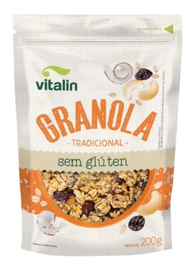 Vitalin Granola Tradicional sem Glúten 200g