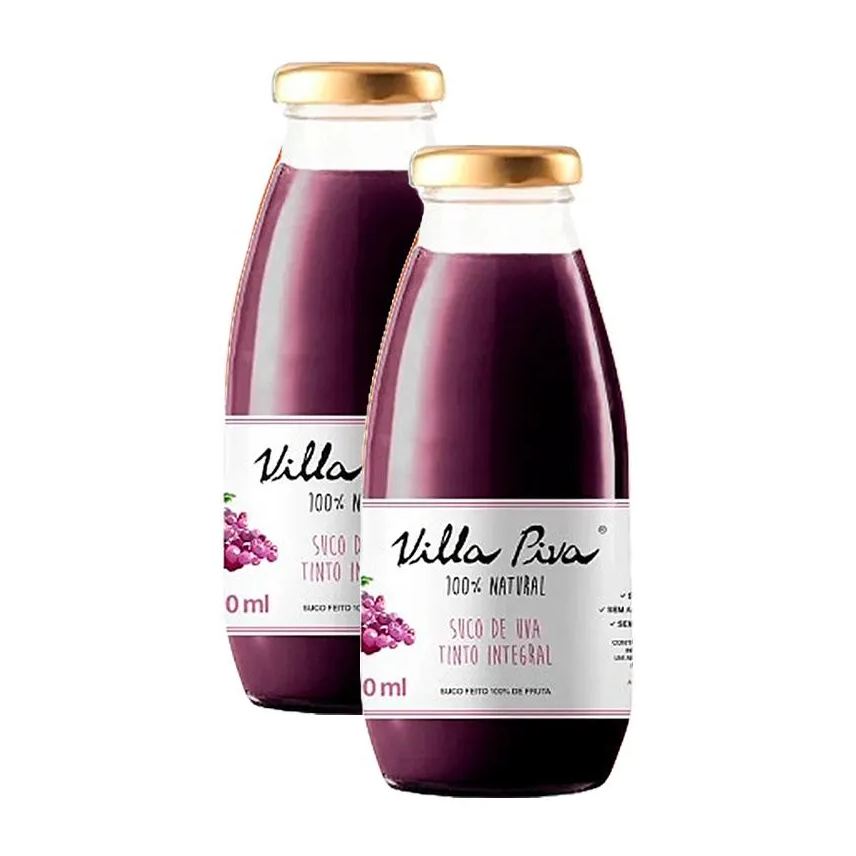 Villa Piva Kit 2x: Suco de Uva Integral Sem Açúcar 300ml
