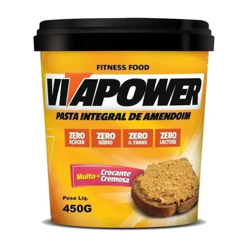 Vita Power PASTA DE AMENDOIM CROCANTE (450g) - PADRãO: ÚNICO
