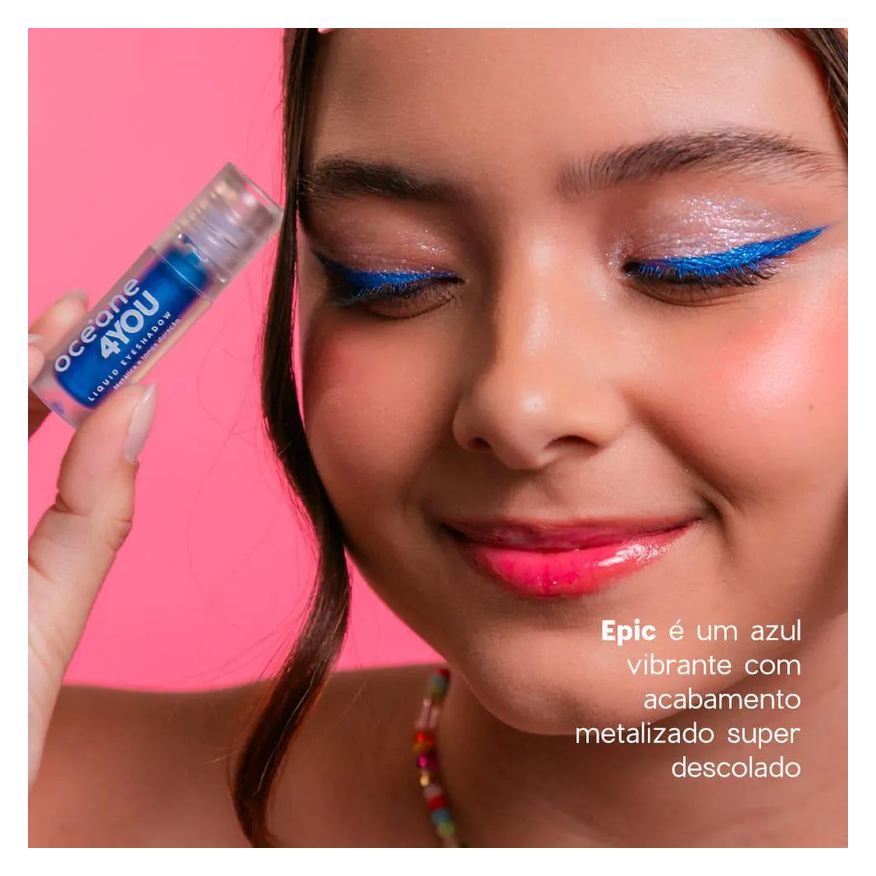 Líquida Sombra Azul - Liquid Eyeshadow Epic 4you 2g
