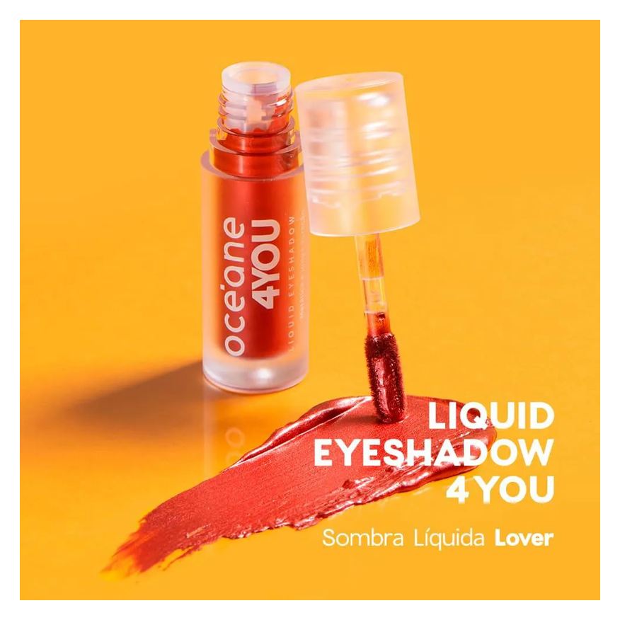 Líquida Sombra Vermelha - Liquid Eyeshadow Lover 4you 2g
