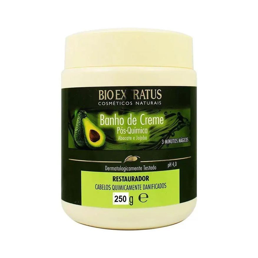 Bio Extratus Banho de Creme Pos Quimica Abacate e Jojoba 250grbioextratus