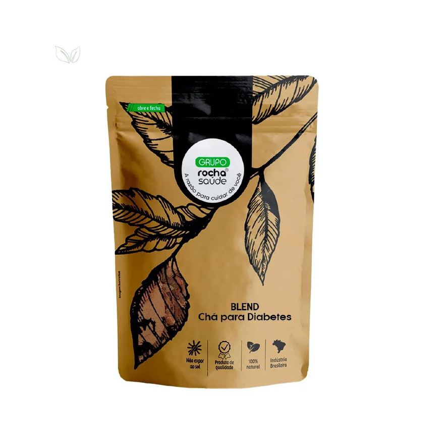 Grupo Rocha Saúde Blend Chá para Diabetes 100% Natural 30g