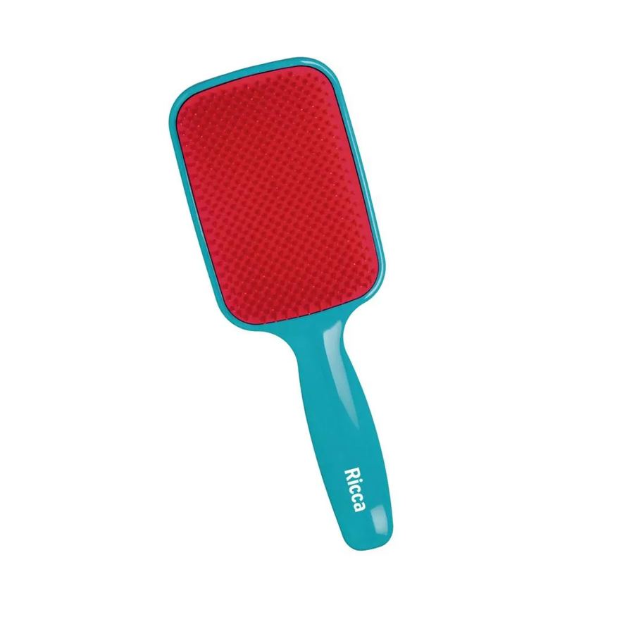 Big Universo Escova Desembaraçante Raquete Blue Flex Ricca
