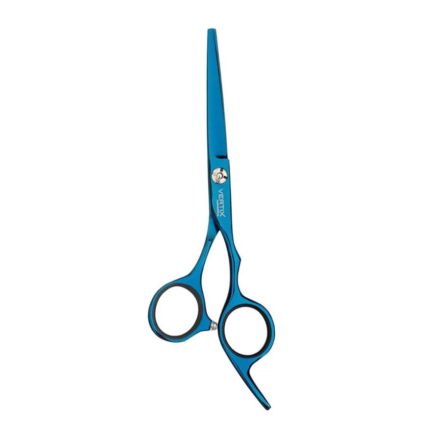 Vertix Tesoura Profissional Blue Titanium Navalha 5,5”