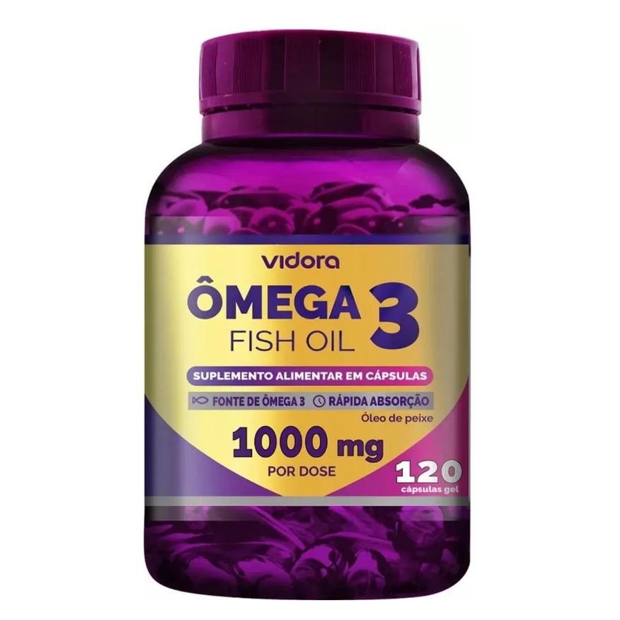 Vidora Ômega 3 120 cápsulas Puro Fish Oil