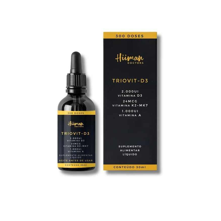 Human Doctors Triovit - D3 Vitamina D3+k2+mk7 +a Líquida 30ml