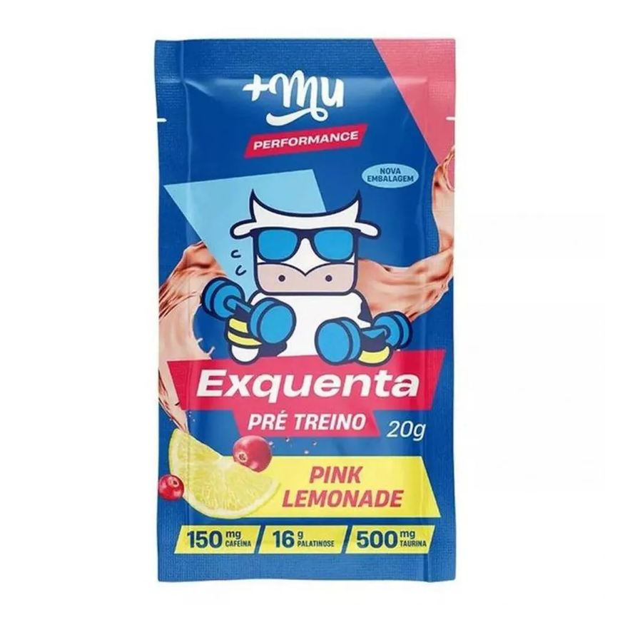Mais Mu EXQUENTA MUKE SACHê (20g) - SABOR: PINK LEMONADE