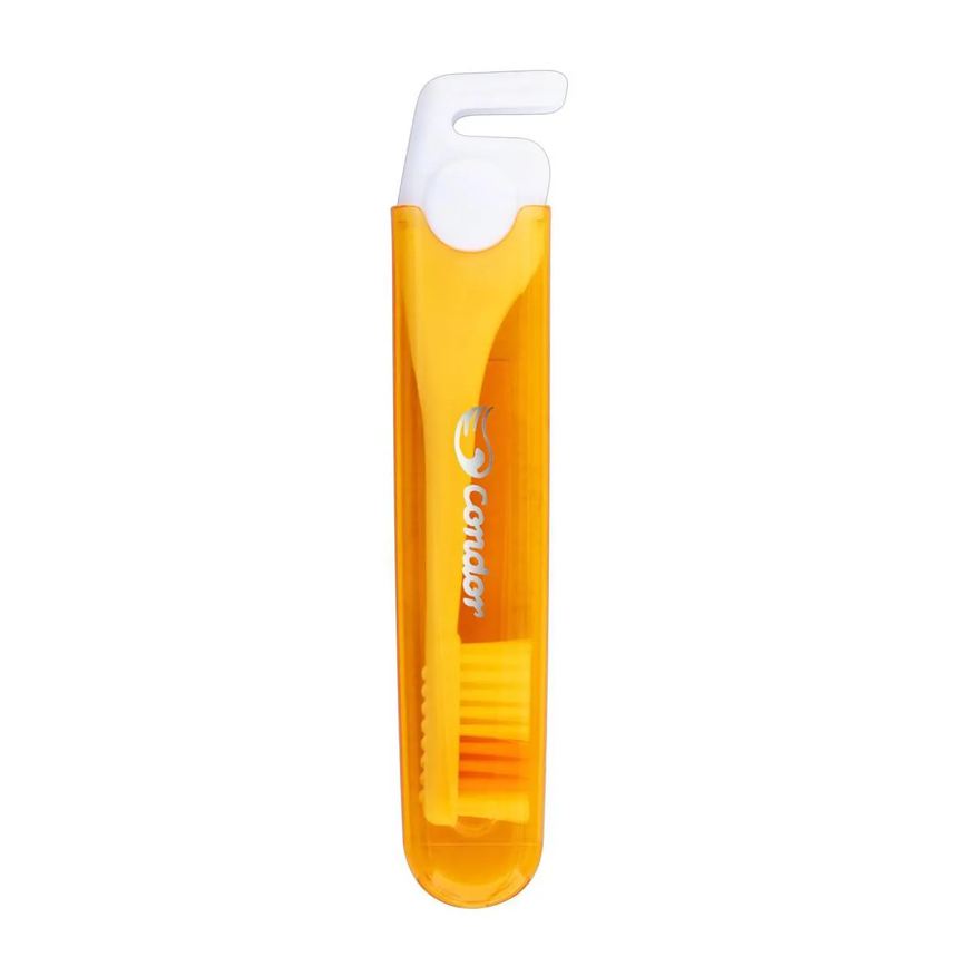 Condor Escova Dental Macia Suave Trip Ref.32350 Amarelo