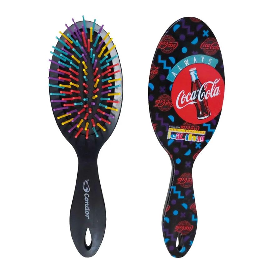 Condor Escova para Cabelo Oval Coca-cola