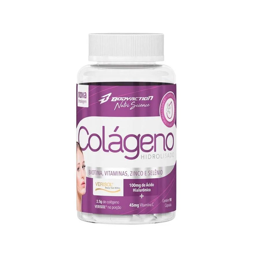 Body Action Colágeno Hidrolisado Ct-i (90 Cápsulas) - Padrão: Único