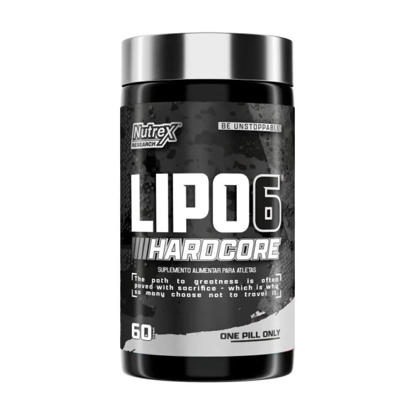 Nutrex Research Lipo 6 Hardcore (60 Cápsulas) - Nova Embalagem - Padrão: Único