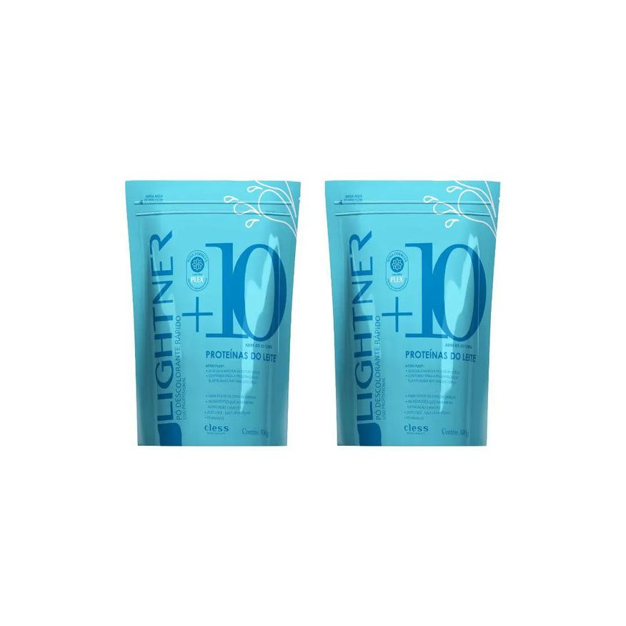 Lightner Po Descolorante Proteinas do Leite 300g - Kit C / 2un